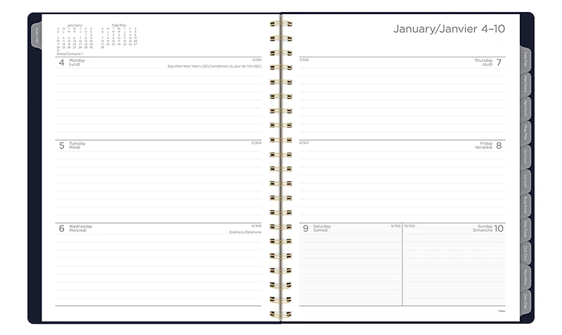 2027 Mead® Lily of Valley Large Weekly and Monthly Planner