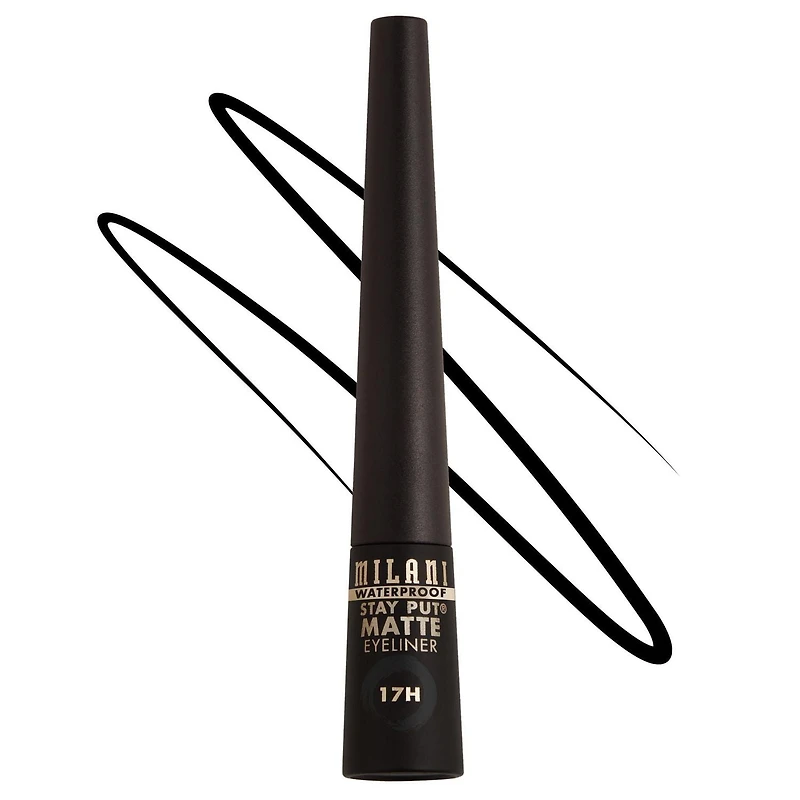 Milani : Eyeliner liquide mat Stay Put® - Noir hydrofuge Eye-liner
