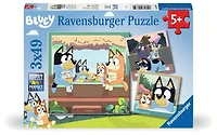 Ravensburger Bluey’s Adventures! 3 x 49 pièces Puzzle