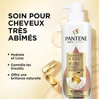 Shampooing Pantene Pro-V Miracles Soins pour dommages extrêmes avec mélange d’huiles régénératrices, sans sulfate