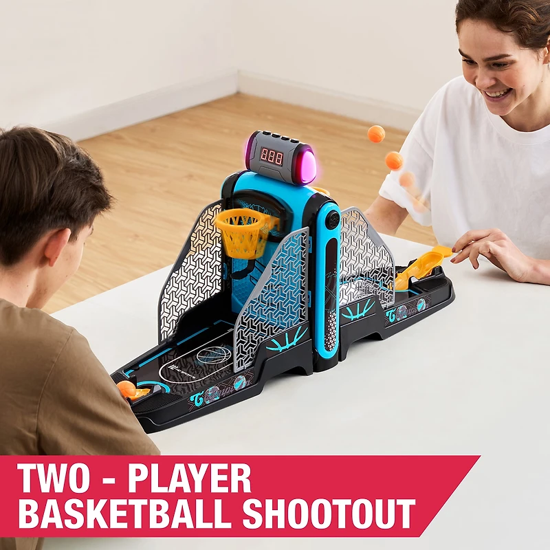 2 Player Tabletop Basketball Shootout, Mini Arcade Basketball by MD Sports