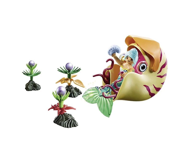 Mermaid with Sea Snail Gondola
