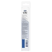 Brossettes de rechange pour brosse à dents Oral-B Clic, Nettoyage optimal, noir
