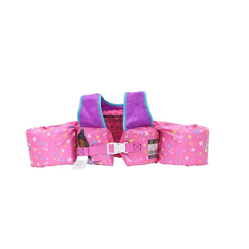 Veste de flottaison brevetée Paddle Pal des Barbie POIDS: 33-55 lbs (15-25 kg)
