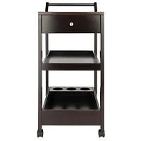 Chariot de divertissement Jeston au fini expresso