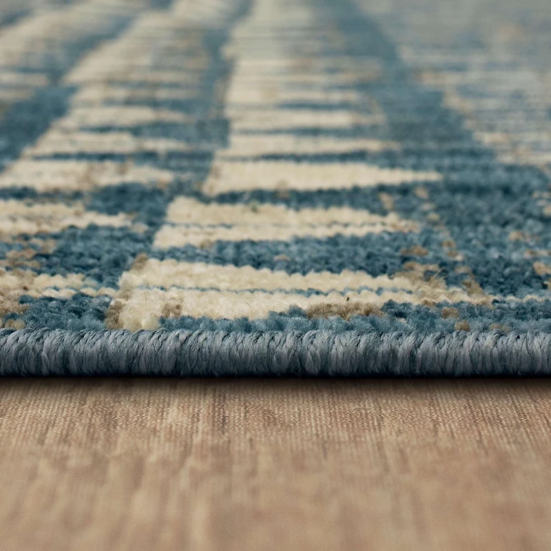 Mohawk Home – Tapis bleu Wilton