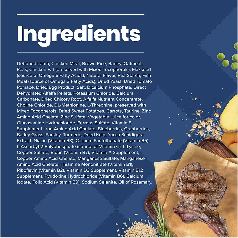 BLUE Life Protection Formula Small Breed Adult Lamb & Brown Rice Dry Dog Food 4.99kg