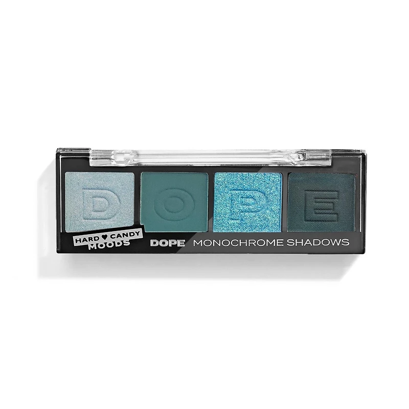 Hard Candy, Moods 4 piece eyeshadow palette, Monochromatic shades, 3g