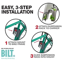 Porte-enfant arrière Bell Sports Gris Jusqu'à 40 lb