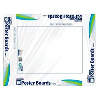 ArtSkills White Poster Board 22" x 28", 10 Pieces, White Poster Board 22" x 28"