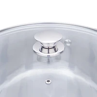 Mainstays 16-quart Stainless Steel Stock Pot with Glass Lid