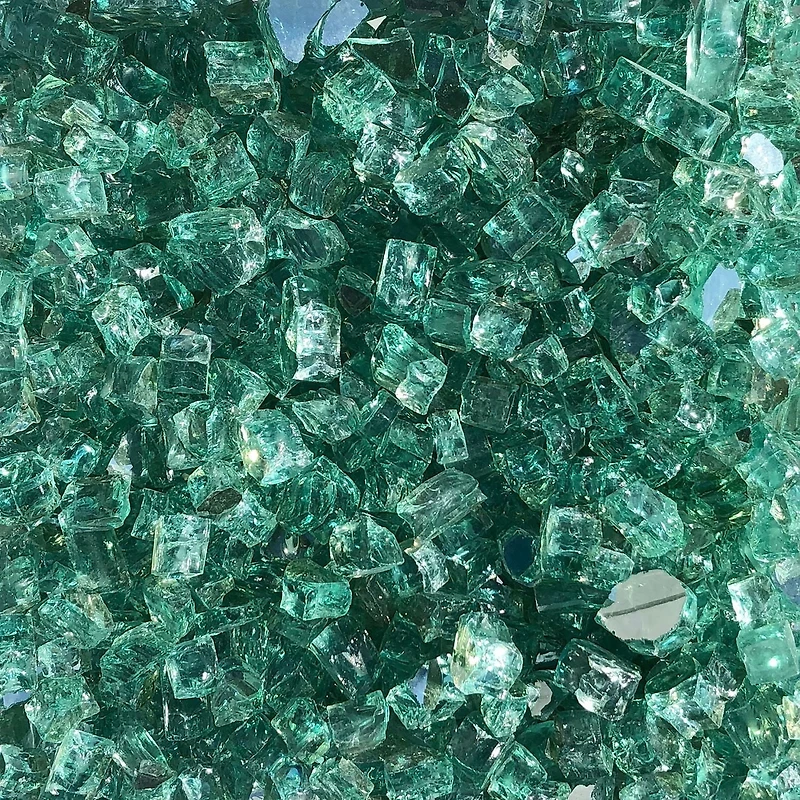 Paramount "luminous Sea Green" Reflective Fireglass - 40 Lbs