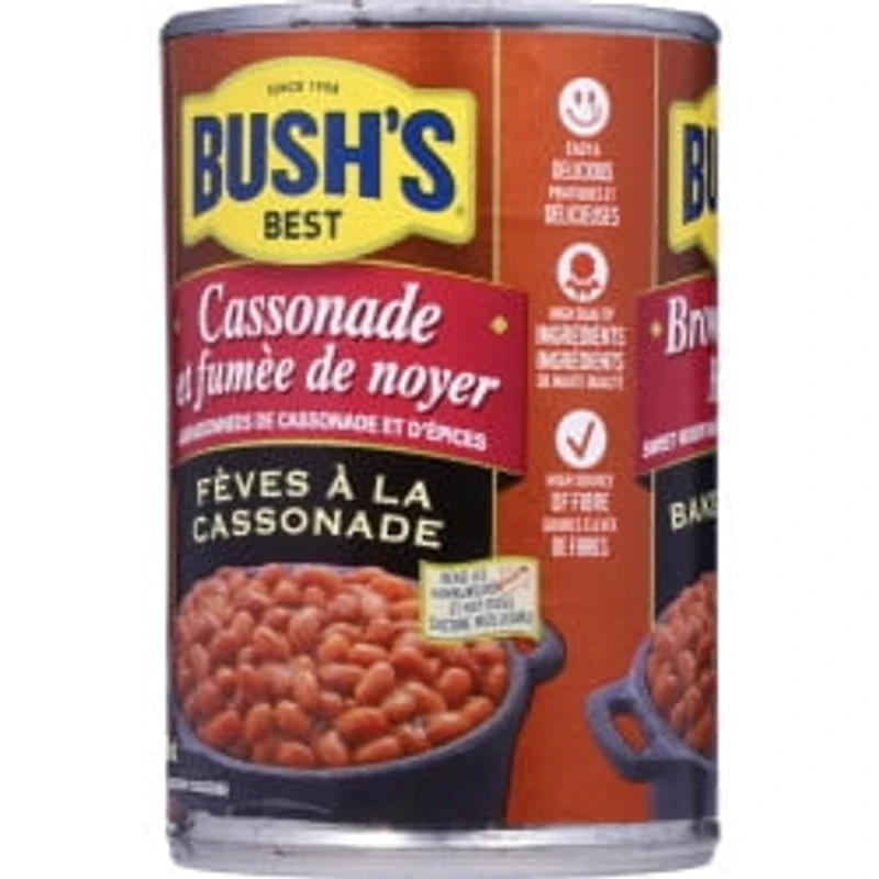 BUSH'S® Fèves au Lard Cassonade et Hickory