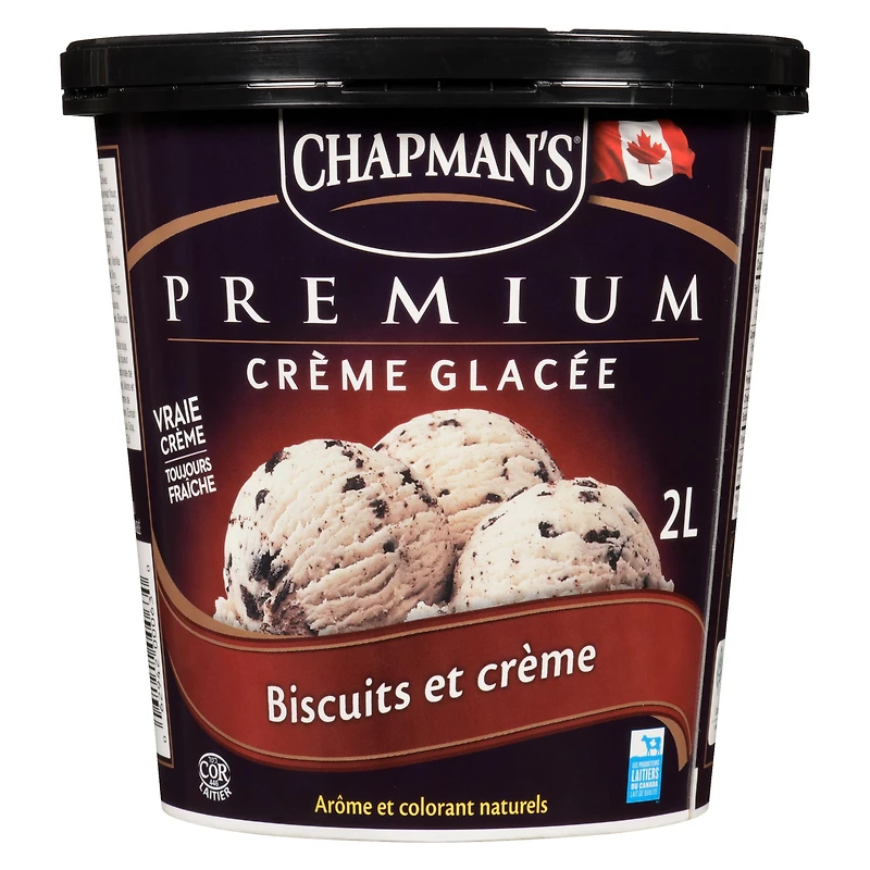 Chapman's Premium Cookies And Cream Ice Cream in a Tub 2L