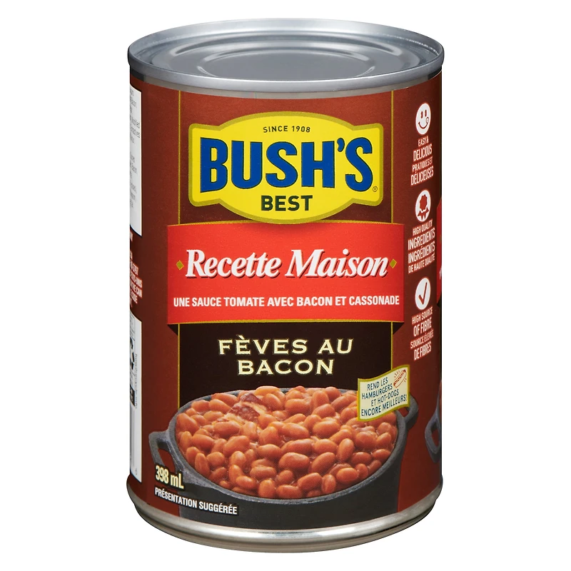 BUSH'S® Homestyle Tangy Sauce with Bacon And Brown Sugar Baked Beans