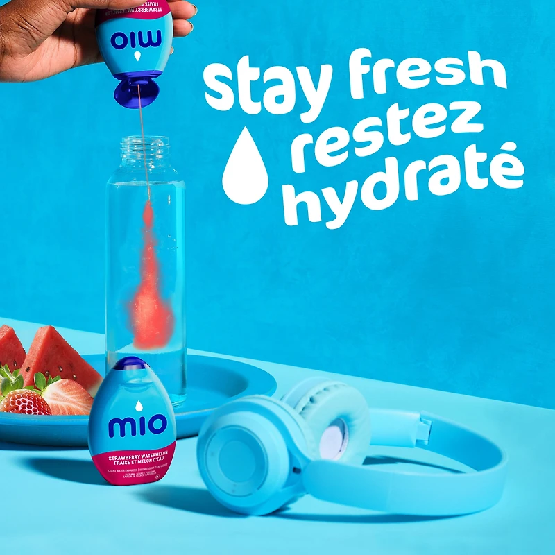 MiO Strawberry Watermelon Liquid Water Enhancer, MIO STRAWBERRY WATERMELON 48ML