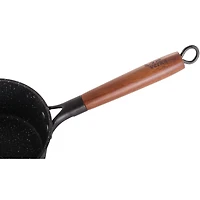 Verka antiadhésif en marbre enduit 16cm Aluminium Milk Pan, avec couvercle Verka Mar Alu Couver pour 16cm