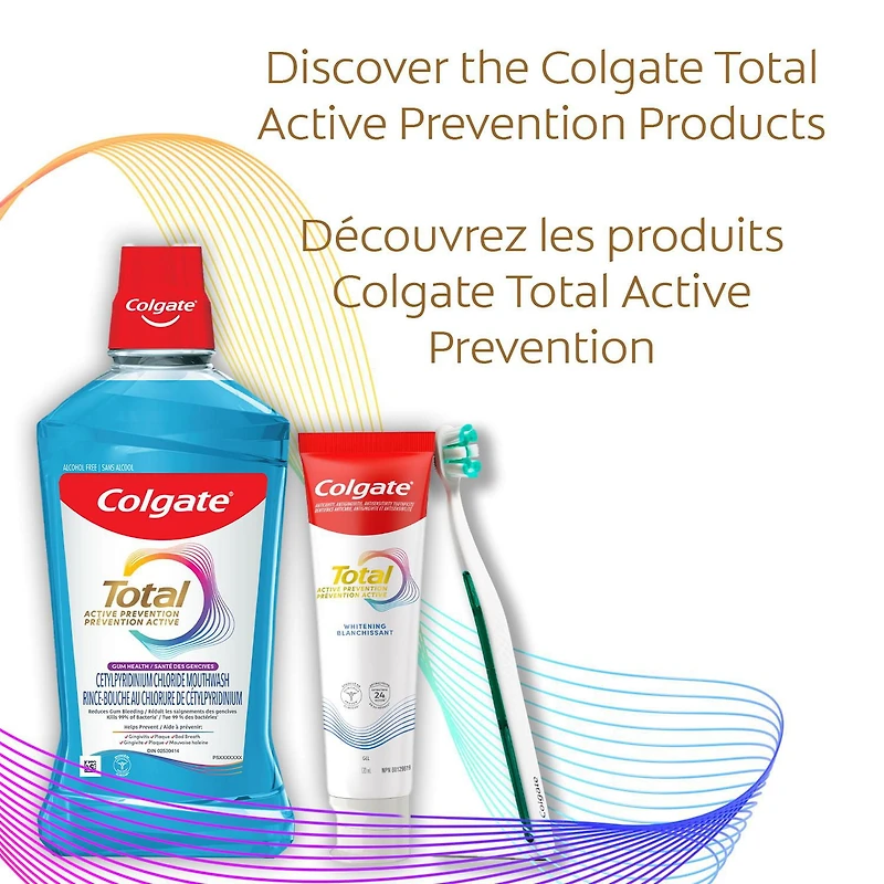 Colgate Total Gum Health Clean Mint Mouthwash, 1 L