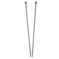 Aiguilles à tricoter 14" Love Knitting à pointe simple - 2 pièces Tailles 2,75 à 25,0 mm