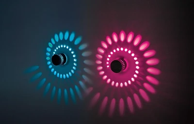 Merkury MultiGlo 360 LED Multicolor Wall or Ceiling Mood Lights, Wall or Ceiling Mood Lights