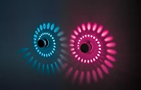 Merkury MultiGlo 360 LED Multicolore Mur ou Plafonnier Lumières d'ambiance Lumiéres pour mur ou plafond