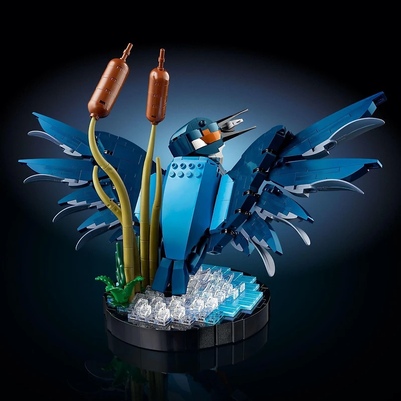 LEGO Icons L’oiseau martin-pêcheur 10331 Ensemble de construction (834 pièces) Comprend 834 pièces, 18+ ans