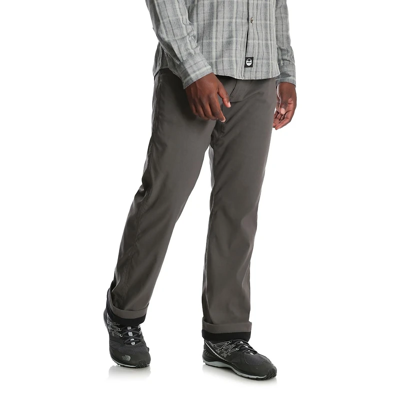 Pantalon de randonnée doublé en polaire Wrangler pour hommes