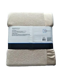 Mainstays Solid Taupe Micro Fleece Blanket