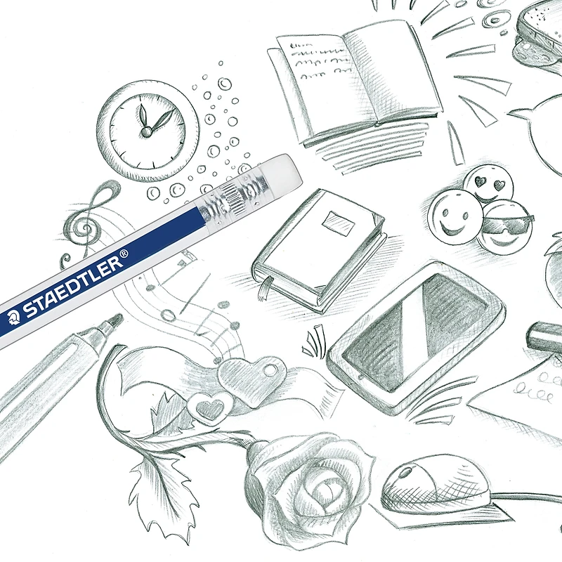 Staedtler Norica + 3 crayons graphite Rally en bonus