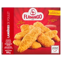 DISCONTINUE Lanières de poulet panées Flamingo avec sauce aigre-douce, entièrement cuites