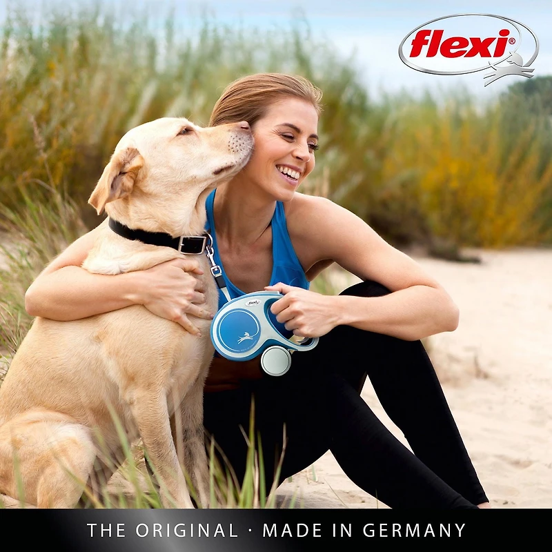 Flexi New Comfort Large 8m Black Tape Retractable Dog Leash