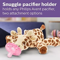 Philips Avent Natural Baby Bottle Pink Baby Gift Set With Snuggle, SCD838/03, Avent Baby Bottle Gift Set