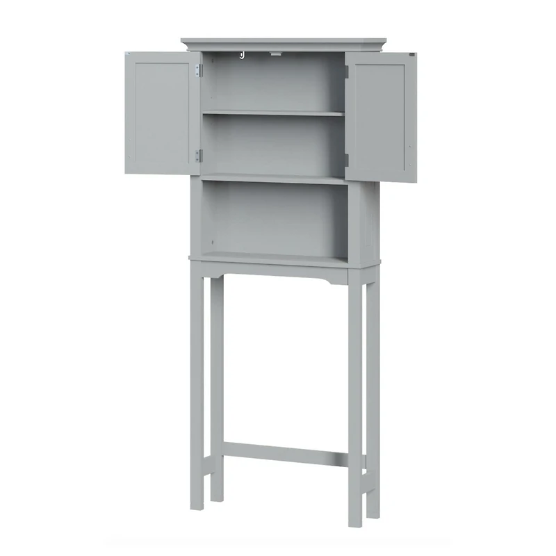RiverRidge® Home Somerset Collection 27.3-inch W x 64.2-inch H x 7.87-inch D Spacesaver in Gray