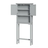 RiverRidge® Home Somerset Collection 27.3-inch W x 64.2-inch H x 7.87-inch D Spacesaver in Gray