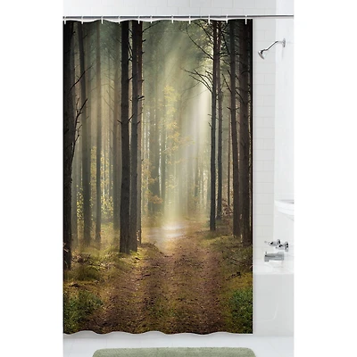Rideau de douche en tissu décoratif Trailblazer de Hometrends 70 x 72 po (178 x 183 cm)