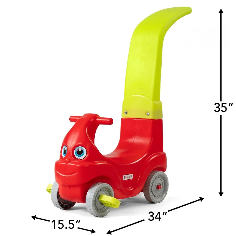 Simplay3 Convert-a-Coupe Push Along Riding Car