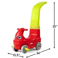 Simplay3 Convert-a-Coupe Push Along Riding Car