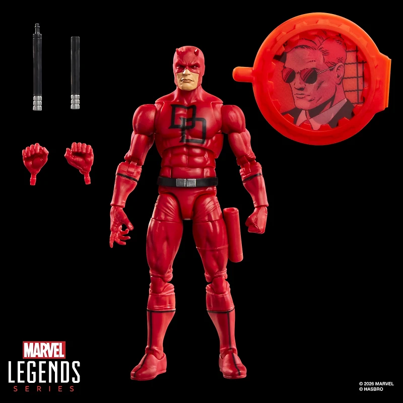 Marvel Legends Series, figurine de collection Secret Wars Daredevil de 15 cm, inspirée des bandes dessinées Marvel