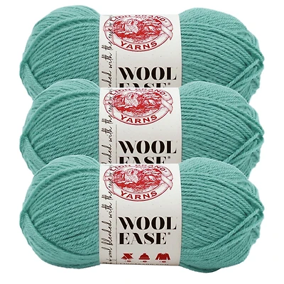 Lion Brand Wool-Ease® Yarn #4 Medium/Worsted Acrylic/Wool yarn, 85g/ 180m, 3-CT