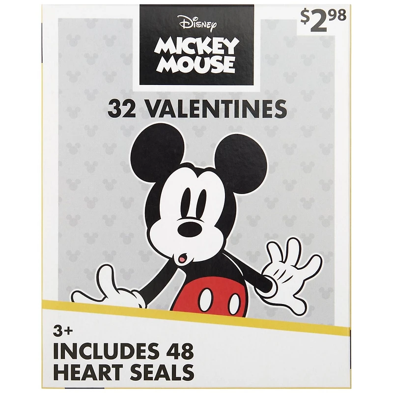 Disney's Mickie and Minnie Valentines Day Cards, 32 Count, Classroom Exchange Cards