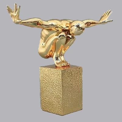 Gymnast Large Creative Statue Figurines for Home & Office Decoration Canadian Furniture