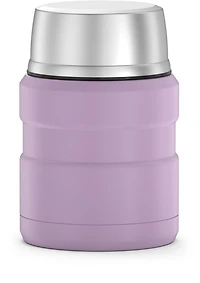 Thermos Vacuum Insulated 16 Oz Food Jar with Folding Spoon, Lavender, 16 Oz, Lavender