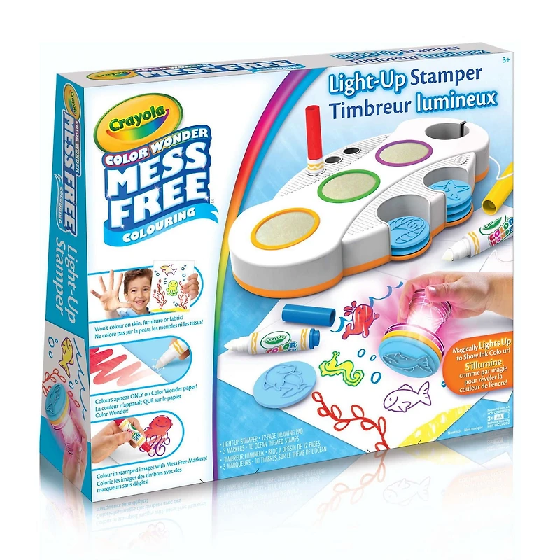 Timbreur lumineux sans dégâts Color Wonder de Crayola