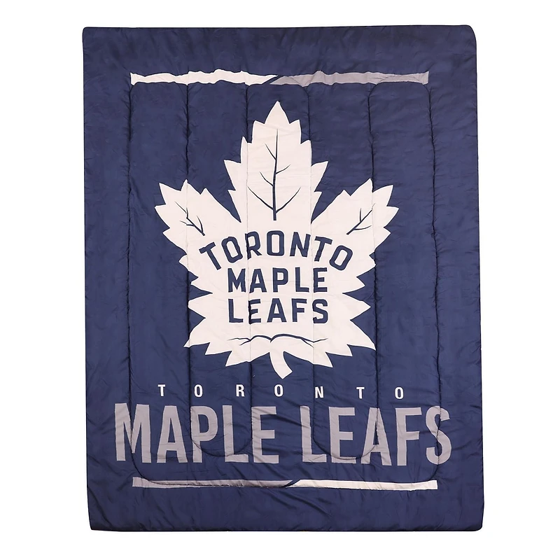 Le Maple Leafs de Toronto de la NHL Ensemble de literie simple 4 pièces