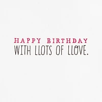 Hallmark Studio Ink Birthday Card