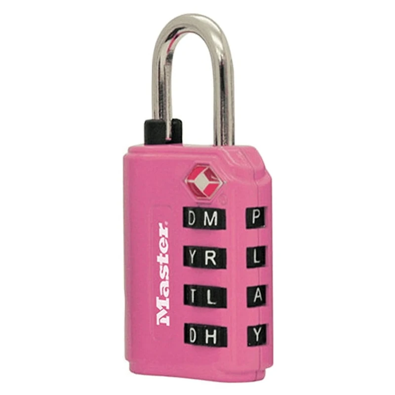 Master Lock Set Your Own WORD Combination TSA-Accepted Luggage Lock