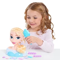 Tête de Coiffure de Base d'Elsa de La Reine des Neiges