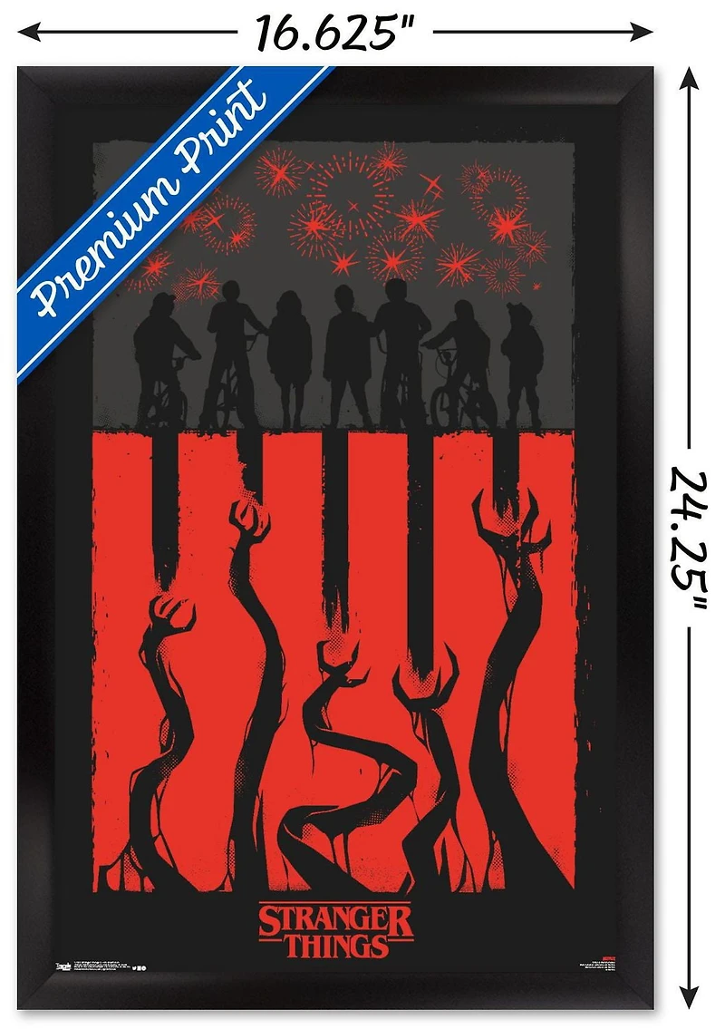 Netflix Stranger Things: Season 3 - 4Th Illustration Wall Poster, 22.375" x 34"