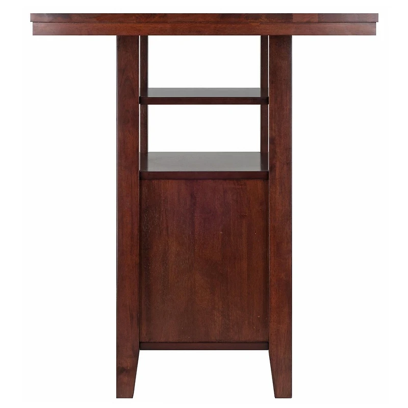 Winsome Albany 3-pc Set High Table w/Ladder Back Counter Stools