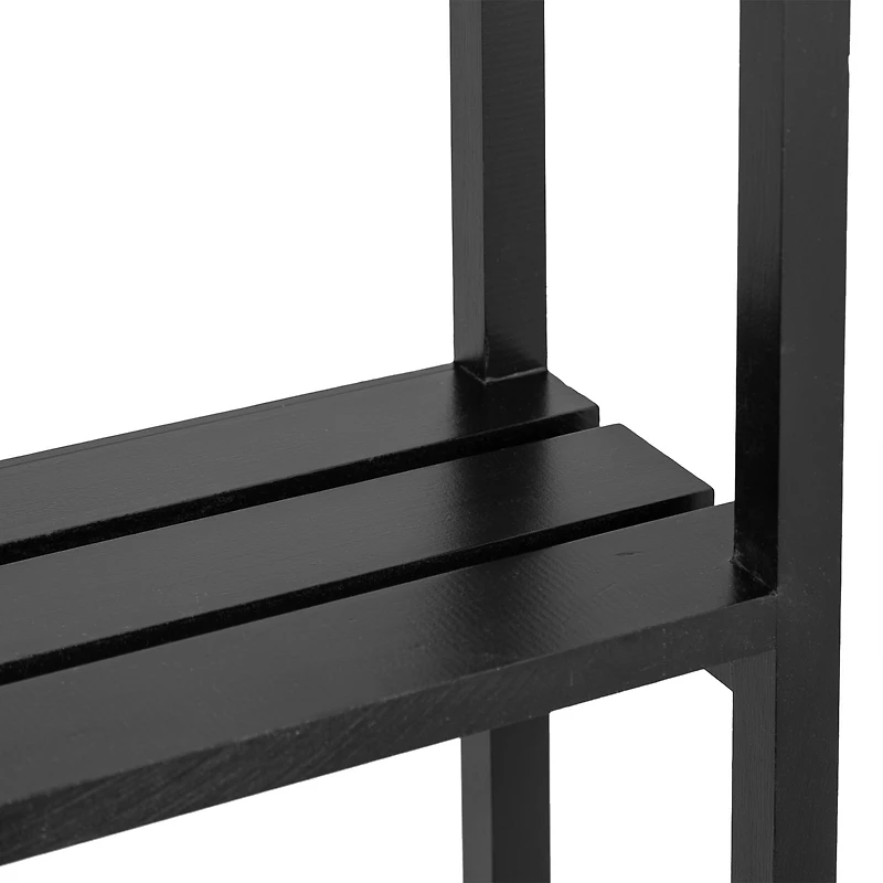 Era Atkin Four Tier Spa Tower, Black 10.24x31.61in, Spa Tower